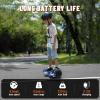 SIMATE Scooter, Colorful LED Light-Up Wheels, Bluetooth Speakers and APP, Dual 250W Motors, 8.5 mph Max Speed & 8.5 Miles Max Range, Gifts for Kids Adults Girls Boys view 4
