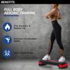 Spancare Adjustable Aerobic Stepper Multi Level/High Adjustment Fitness Stepper for Cardio view 3