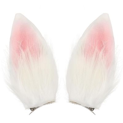 Totority Bunny Ears Cosplay Rabbit Ear Headdress Furry Hair Clips Party Costume Props for Easter Party