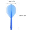 INOOMP 20pcs Integrated Shaft and Flights, Standard Flights Darts Shape Break view 2