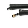 Leone 1947 LEONE 1947 Boxing Training Jump Rope (BASIC) Diameter 0.2 inches (7 mm) / Total Length 108.8 inches (275 cm) Jump Rope, PVC Rope, Nylon Handle, Black, AT827 view 4