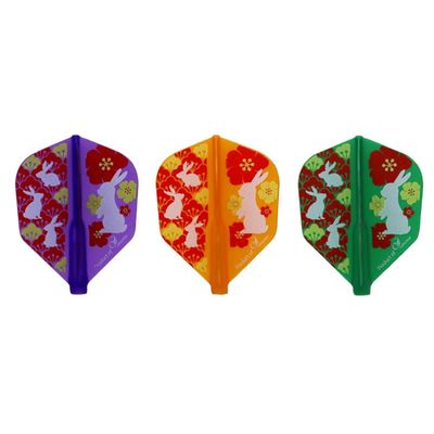 Fit Flight Printed Series Flower Rabbit Shape | Molded Flight