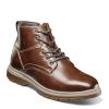Florsheim Lookout Plain Toe Lace Up Boot Jr Boys ToddlerYouth Boot 13 M US Little Kid Chestnut view 1