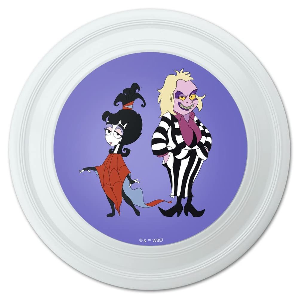 Beetlejuice Animated Series Beetlejuice and Lydia Novelty 9" Flying Disc