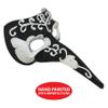 Beistle Masquerade Long Nose Masks, 3-Pack Black and Silver Venetian-Style Masks with Ribbon Ties Elegant Costume Accessories for Mardi Gras Parties Theatrical Events and Halloween view 2