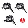 Beistle Masquerade Long Nose Masks, 3-Pack Black and Silver Venetian-Style Masks with Ribbon Ties Elegant Costume Accessories for Mardi Gras Parties Theatrical Events and Halloween view 4