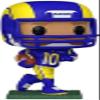 Funko Cooper Kupp (Los Angeles Rams) NFL Pop! Series 10 view 1