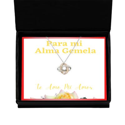 Regalo de San Valentine - para mi Novia despierto pienso en ti, joyeria para enamoradas o Mujeres - Collar de oro de Corazon