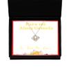 Regalo de San Valentine - para mi Novia despierto pienso en ti, joyeria para enamoradas o Mujeres - Collar de oro de Corazon view 1