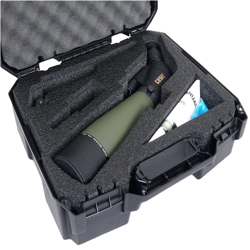 Case Club Pre-Cut Carry Case to Fit GoSky 20-60x80 HD Spotting Scope (Base Model)