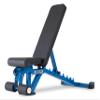 REP Foldable Incline Decline Bench | FID Platform for Home Gym | Compact Portable Fitness Stationary Equipment | Heavy Duty Strength Training | Adjustable Sit-up Dumbbell Workout Support, Matte Blue view 1