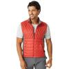 PYVOT Mens Dash Weighted Quilted Vest, Weighted Blanket Inspired Clothing for Sensory Issues, Fitness, Stress Relief and Relaxation, Extra Large Size, Brick view 1