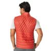 PYVOT Mens Dash Weighted Quilted Vest, Weighted Blanket Inspired Clothing for Sensory Issues, Fitness, Stress Relief and Relaxation, Medium Size, Brick view 3