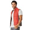 PYVOT Mens Dash Weighted Quilted Vest, Weighted Blanket Inspired Clothing for Sensory Issues, Fitness, Stress Relief and Relaxation, Small Size, Brick view 2