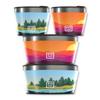HYDAWAY Collapsible Bowl Bundle - Two 1-Quart and Two 1.5-Cup Insulated Bowls - BPA-Free, Press-Fit Lids, and Space-Saving Design for Camping, Travel, and Everyday Meals view 1
