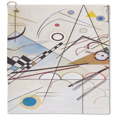 YouCustomizeIt Kandinsky Composition 8 Microfiber Golf Towel - Large