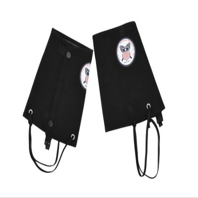 USSSA Snowshoe Neoprene Insulated and Fleece Lined Weatherproof Gaiters, Black (Small/Medium)