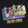 Seven Times Six Super Mario Men's Distressed Luigi Mario Wario Waluigi Line-Up Adult T-Shirt Tee (Small) view 3