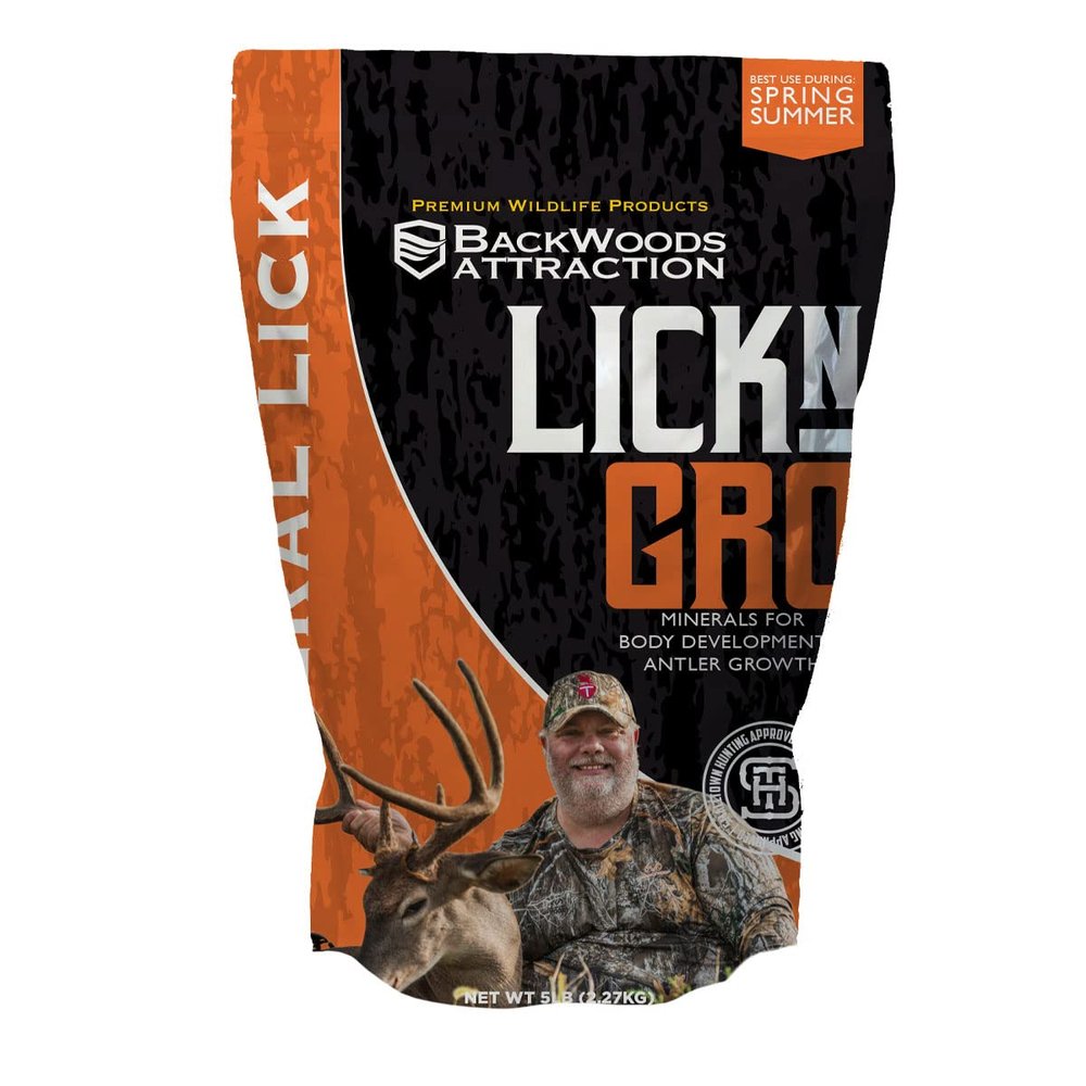 LickNGro - Mineral Lick for Deer Body Development and Antler Growth - 10 Pound Bag