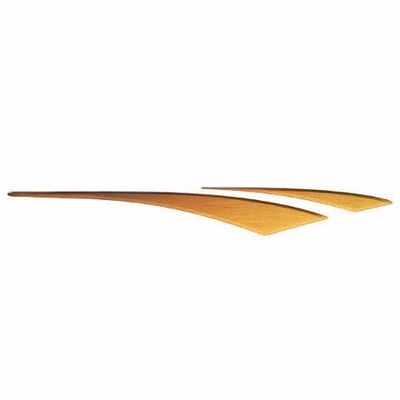 Rinker Boat Raised Graphic Decal | Gold