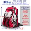 Blue Coolers Family Pack - B72 Pro Series Red Deluxe 72 Hour Emergency Backpack Survival Kit for 1 Person | Wildfires, Earthquake, Tornado, Hurricane, and Other Emergencies, 4 view 3