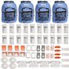 Family 4 Pack - Blue Seventy-Two Standard 72 Hour Emergency Backpack Survival Kit for 1 Person | Survival Kit for Wildfires, Earthquake, Tornado, Hurricane, and Other Emergencies view 1