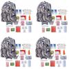 Family 4 Pack - B72 - Pro Series Deluxe Camo 72 Hour Emergency Backpack Survival Kit for 1 Person | Survival Kit for Wildfires, Earthquake, Tornado, Hurricane, and Other Emergencies view 1