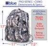 Blue Seventy-Two - Pro Series - Camo Deluxe 72 Hour Emergency Backpack Survival Kit for 1 Person | Survival Kit for Wildfires, Earthquake, Tornado, Hurricane, and Other Emergencies view 3