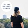 100% Cotton Mens Womens Bandana - Easy Tie Welding Caps Style Sports Durag Sun Hat Chef Bandana White view 4
