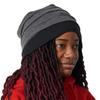 CHARM Mens Womens Beanie Slouchy Cotton - Baggy Oversized Hipster Hat Surfer Patterned Mens Beanie Dark Gray view 1