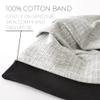 CHARM Mens Womens Beanie Slouchy Cotton - Baggy Oversized Hipster Hat Surfer Patterned Mens Beanie Dark Gray view 3