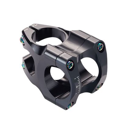 TOTMOX 35mm/1.38In Short MTB Handlebars Riser, Cycling Handle Bar Pipe, MTB Power Handlebar Stem, for Most Mountain Bike, Freeride, Downhill, Enduro, Dirt Jump - Black