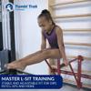Tumbl Trak Dip Bar Station for Performance Stall Bars, Kids Gymnastic Wall Gym, Strength Training for Athletics view 4