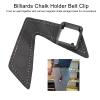 Leather Engraved Chalk Holder, Magnetic Pool cues Chalk Holder, Pocket Pool Chalk Holder with Clip, Pool Stick for Accurate Tool, Billiards Accessories view 3
