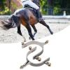 Pilipane Horse Spurs westerns Stainless Steel Spurs, 5 1 x 3 5 x 0 8in Roller Spurs for Equestrian Boots Men Women Rider Horsemanship Lovers, Exquisite Gear Spurs Equestrian Gear Accessories view 4