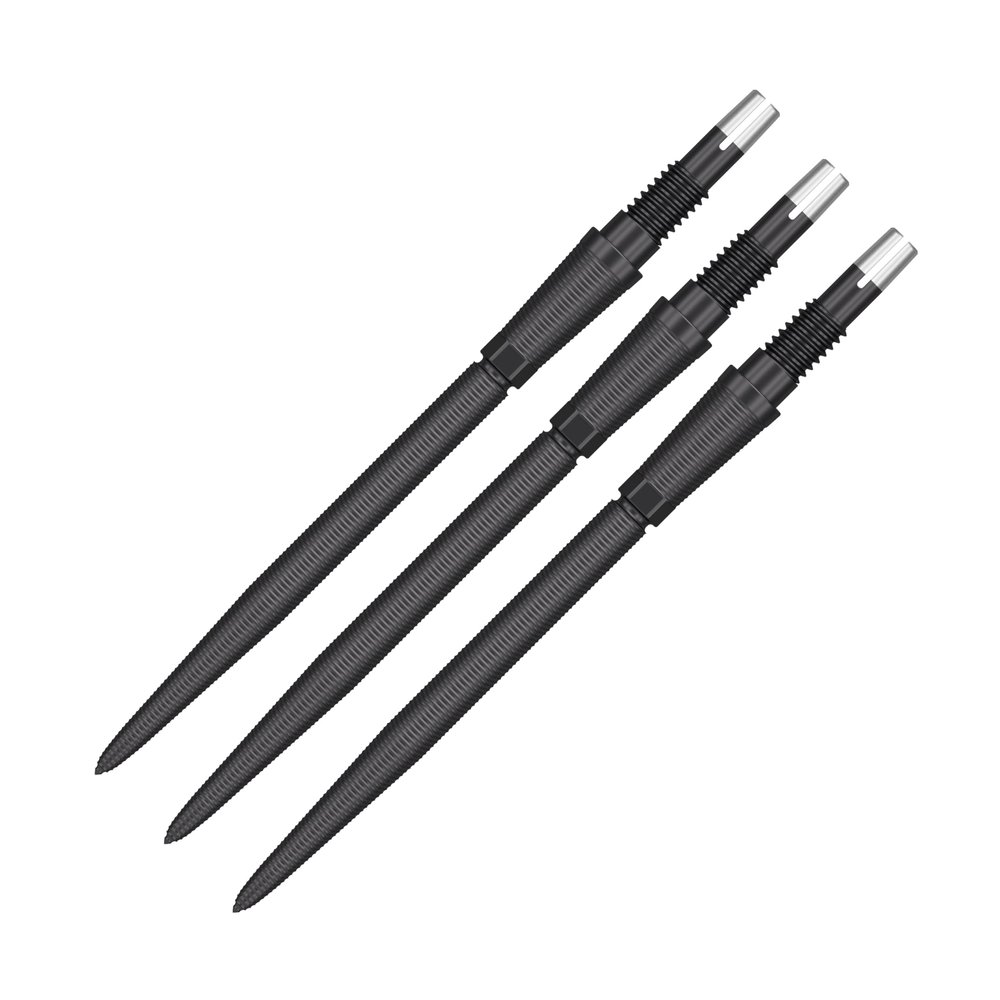 Target Darts Swiss Point Storm Nano Dart Points (3-Pack Tips) 26mm Black SP Change Dart Point, Professional Dart Accessories