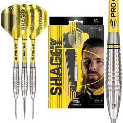 Target Darts Scott Williams G1 25G 90% Tungsten Swiss Point Steel Tip Darts Set