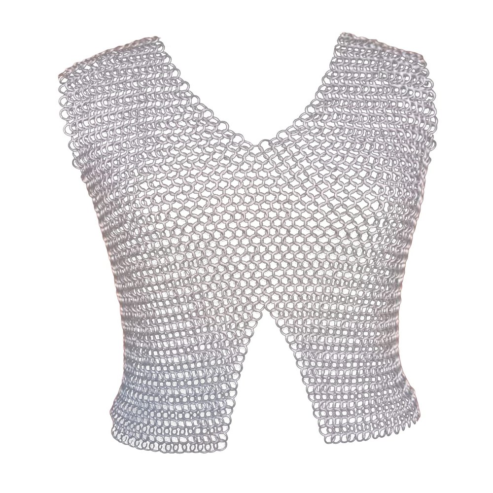 Chainmail Top Aluminum Chainmail Bra Top Armor Medieval Top Halter Chainmail Aluminum Chain Mail BY R S TRADING CO (Small)