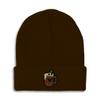 Speedy Pros Beanies for Men Root Beer Embroidery Beer Root Beer Winter Hats for Women Acrylic Skull Cap 1 Size Brown Design Only view 1