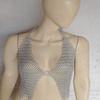Chainmail Top Aluminum Chainmail Bra Top Armor Medieval Top Halter Bra Chainmail Aluminum Chain Mail BY R S TRADING CO (Large) view 2