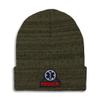 Beanies for Men EMT Rescue Embroidery Paramedic Rescue Winter Hats for Women Acrylic Skull Cap 1 Size Heather Olive Green Design Only view 1