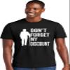 Medium Black Mens Don't Forget My Discount Funny Senior Gift Idea Deluxe Soft T-Shirt view 2
