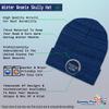 Beanies for Men Belted Galloway Embroidery Farm and Domesticated Animals Winter Hats for Women Acrylic Skull Cap 1 Size Heather Royal Blue Design Only view 2