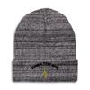Custom Beanies for Men Treble Clef Embroidery Symbols Treble Clef Winter Hats for Women Acrylic Skull Cap 1 Size Heather Grey Personalized Text Here view 1
