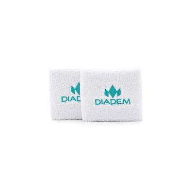 Diadem Logo Wristband (White, Small - 2.75")