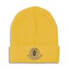 Beanies for Men Exterminator Pest Control B Embroidery Pest Control Termite Winter Hats for Women Acrylic Skull Cap 1 Size Yellow Design Only