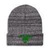 Speedy Pros Beanies for Men Alien Stay Weird Embroidery Skull Cap Winter Hats for Women Acrylic One Size Heather Grey Design Only view 1