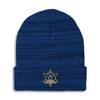Beanies for Men Animal Control A Embroidery Skull Cap Winter Hats for Women Acrylic One Size Heather Royal Blue Design Only