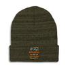 Beanies for Men El Mejor Abuelo Del Mundo A Embroidery Grandpa Grandfather Grandpa Winter Hats for Women Acrylic Skull Cap 1 Size Heather Olive Green Design Only view 1