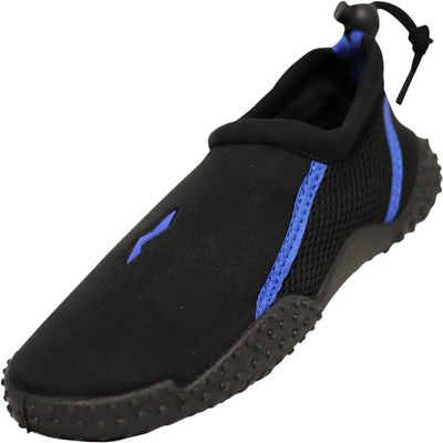 NORTY Wave Aqua Sock - Water Shoes for Kids - Swim Shoes for Kids - Beach Shoes for Kids - Water Socks - Aqua Shoes - Swimming Shoes - Skeletoe - Black, Royal